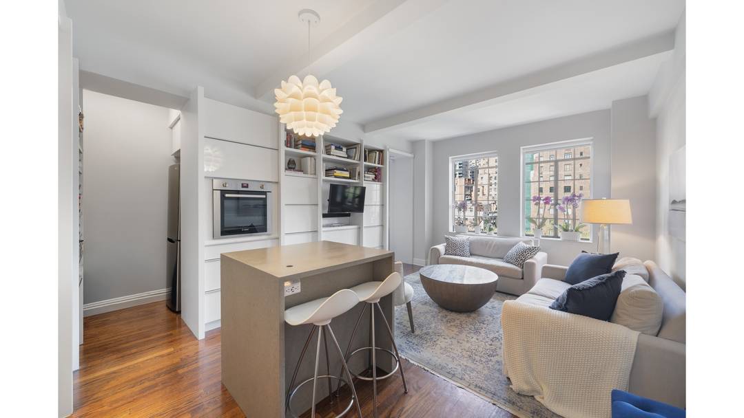 Welcome to this beautifully renovated one bedroom, one bath prewar residence in the heart of Tudor City a peaceful, historic enclave known for its charm and greenery.