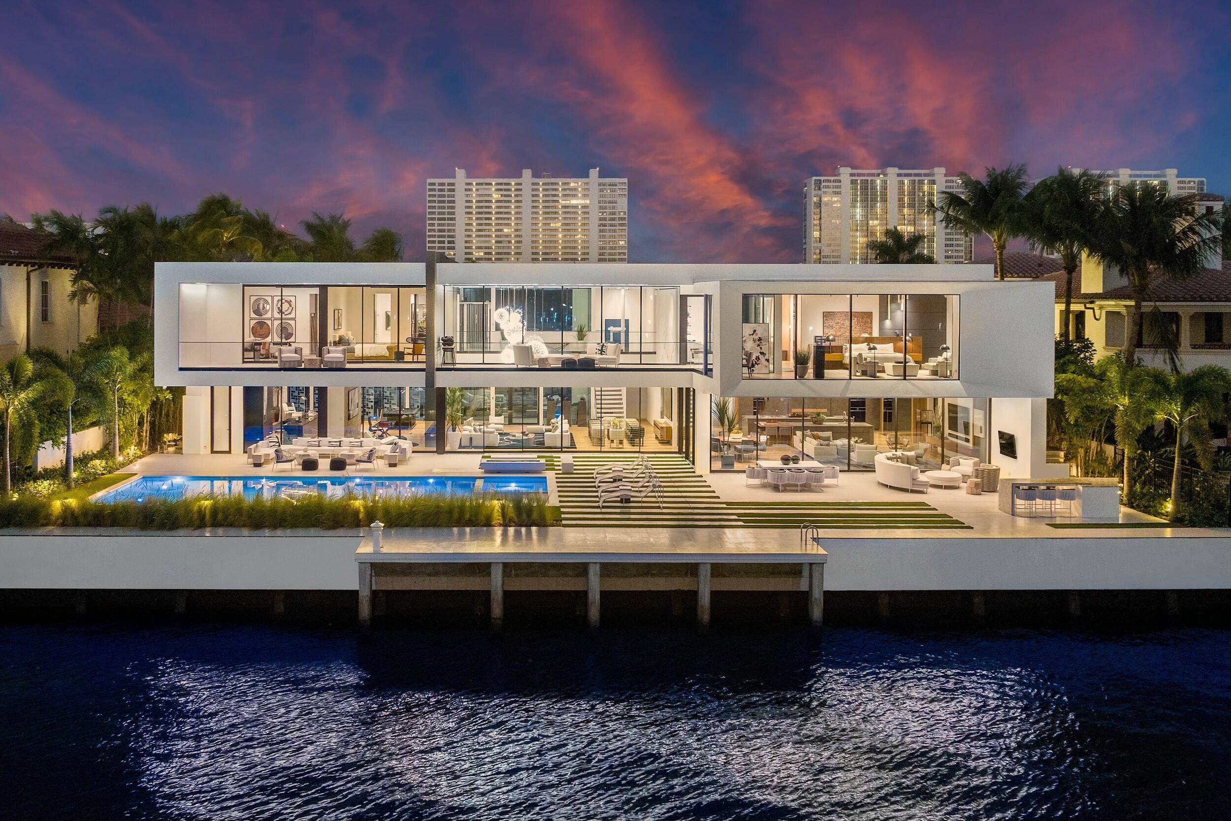 Featured on CNBC, this award winning contemporary masterpiece redefines modern luxury in Boca Raton's prestigious Estates.