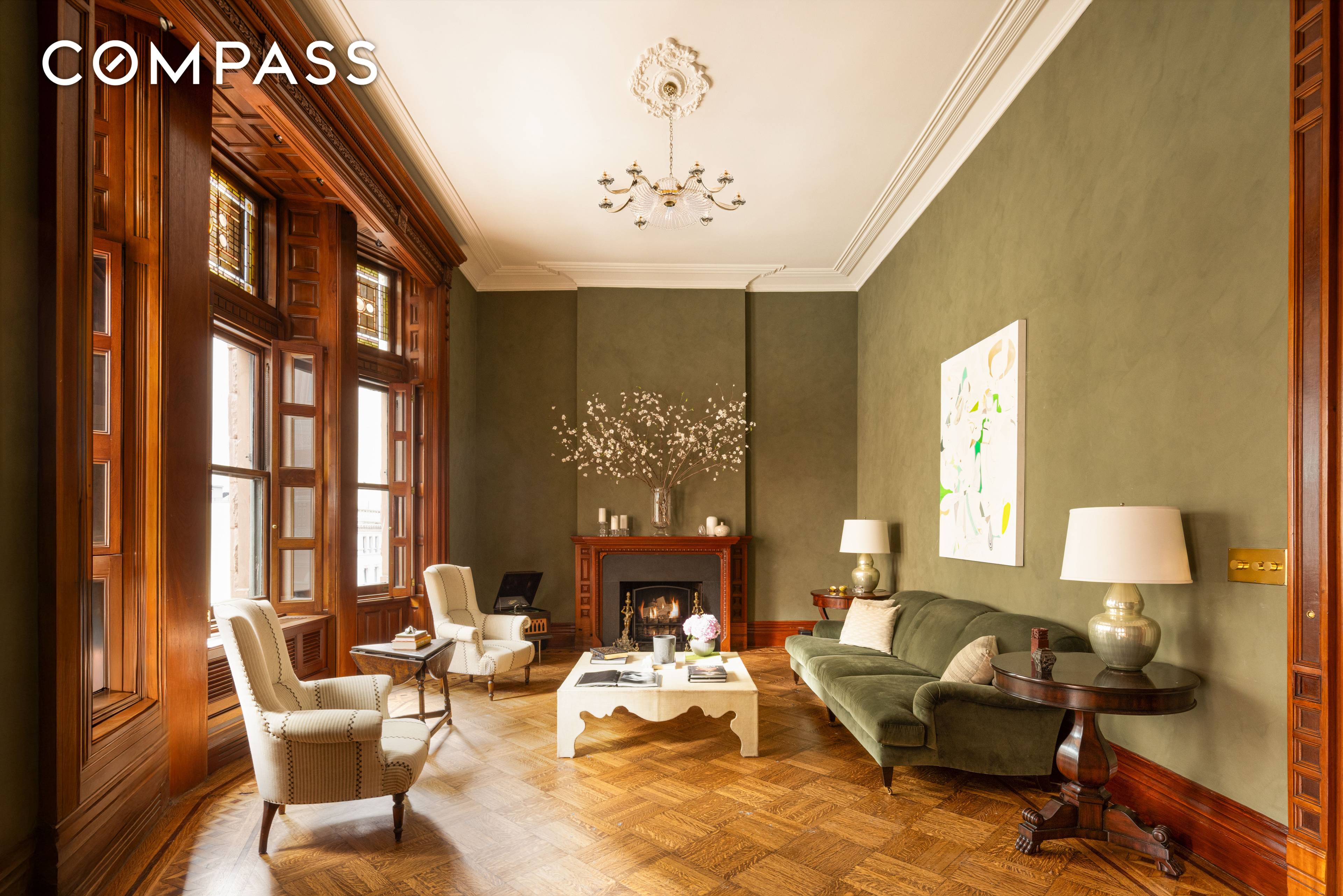 Welcome to a one of a kind home that has graced the pages of Architectural Digest and other premier design publications Apartment 4B at 205 West 57th Street, masterfully reimagined ...