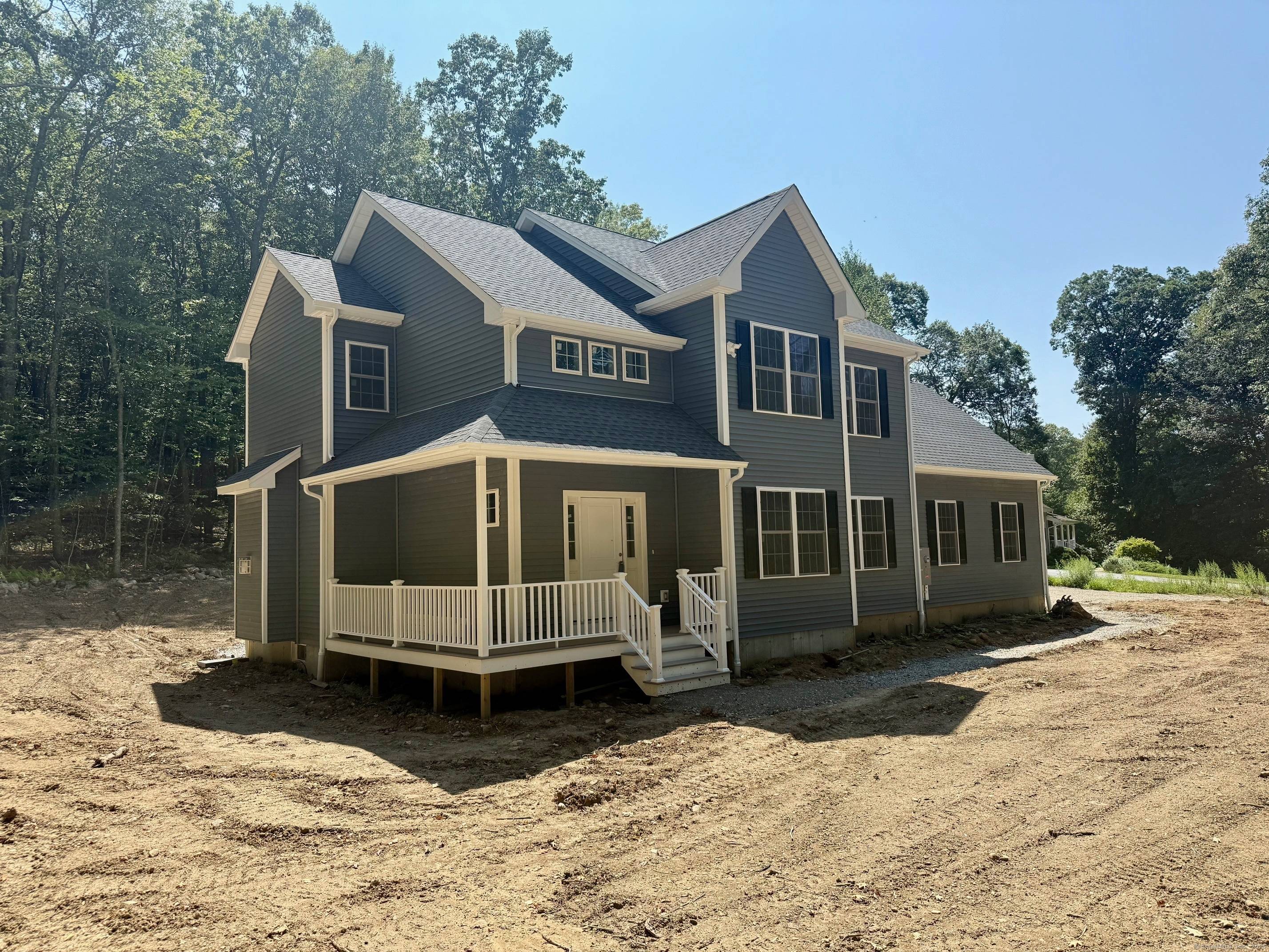 New construction set back from road, 3 bedroom 2.