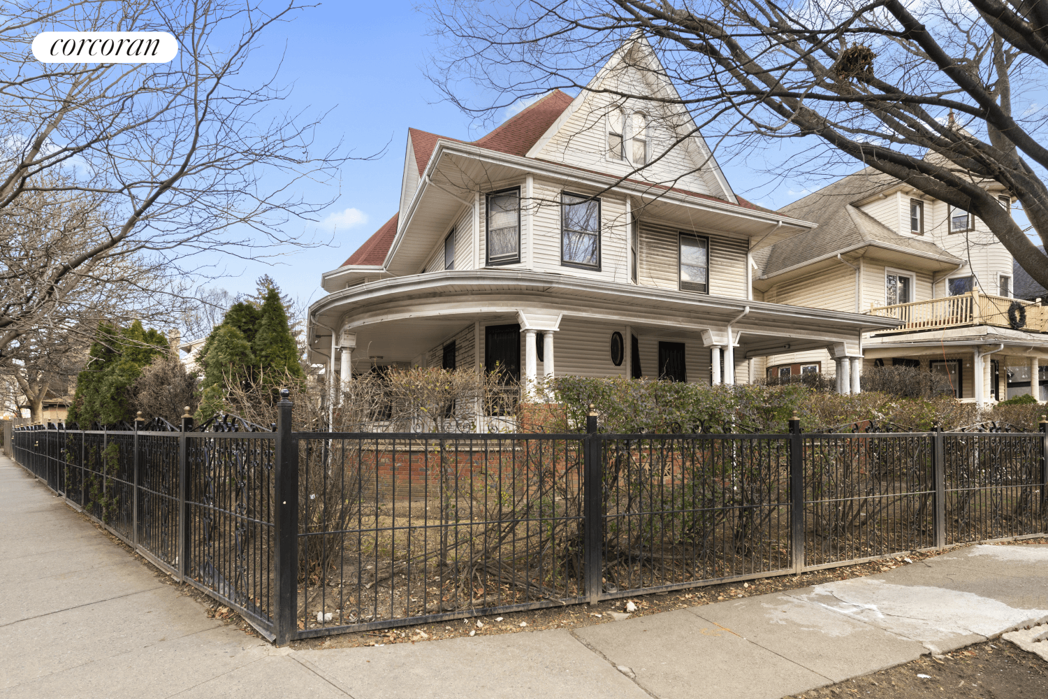 In an area once known as Vanderveer Park sits an impeccably maintained mansion, true to its architectural heritage.