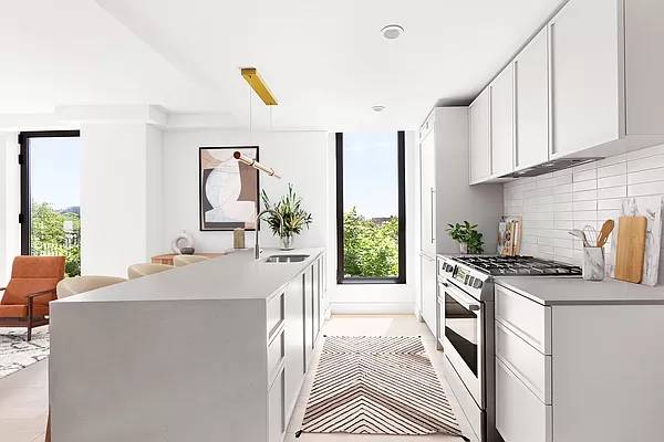 Immediate occupancy Crown Heights first full service condominium Residence 3F is our brightest one bedroom.