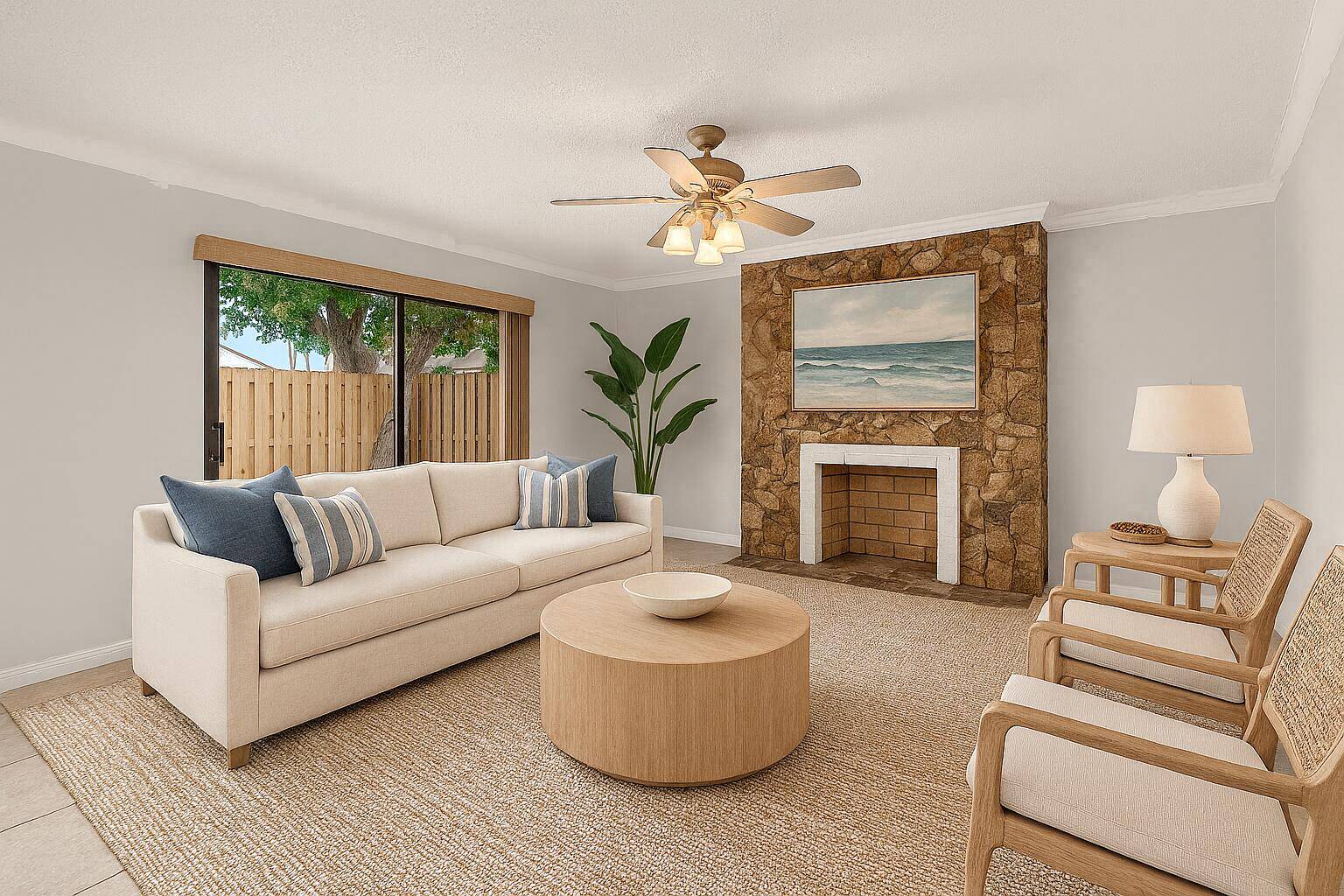 Welcome to this beautifully maintained 2 bedroom, 2 bathroom villa offering an abundance of natural light and a spacious, open layout.