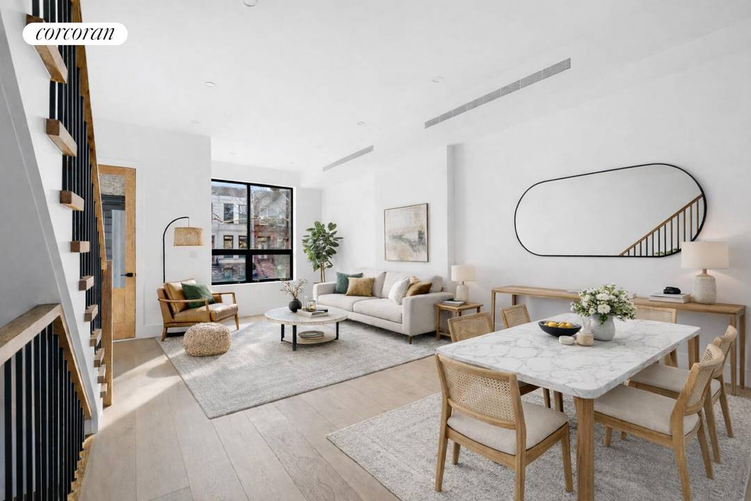 Welcome to 587 Macon Street an expansive, beautifully renovated two family brownstone in the heart of Stuyvesant Heights.