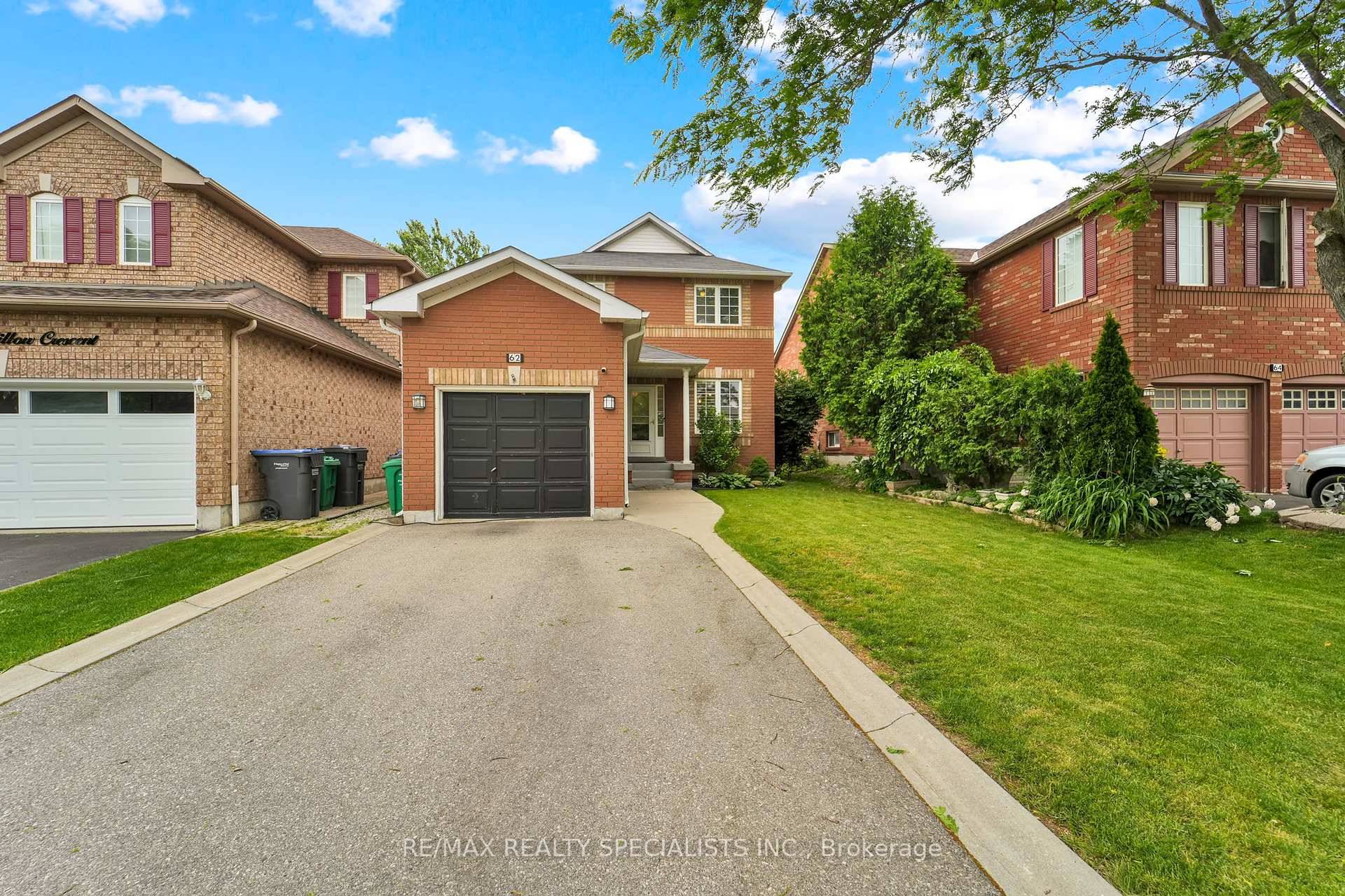 Welcome to 62 Twin Willow Crescent, Brampton.