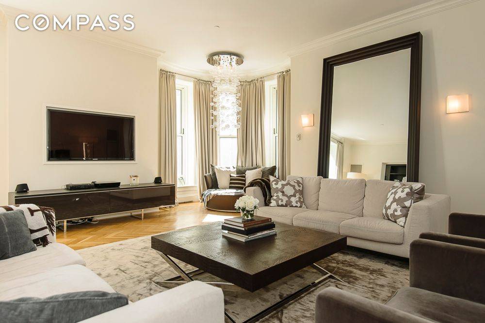 This magnificent and very spacious 3 bedroom plus library home or 4th bedroom at the iconic and exclusive Plaza Hotel and Private Residences offers 3, 068 SF of grand living.