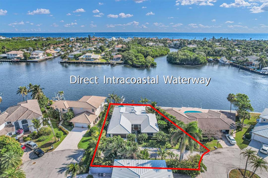 DIRECT INTRACOASTAL WATERFRONT home for sale.