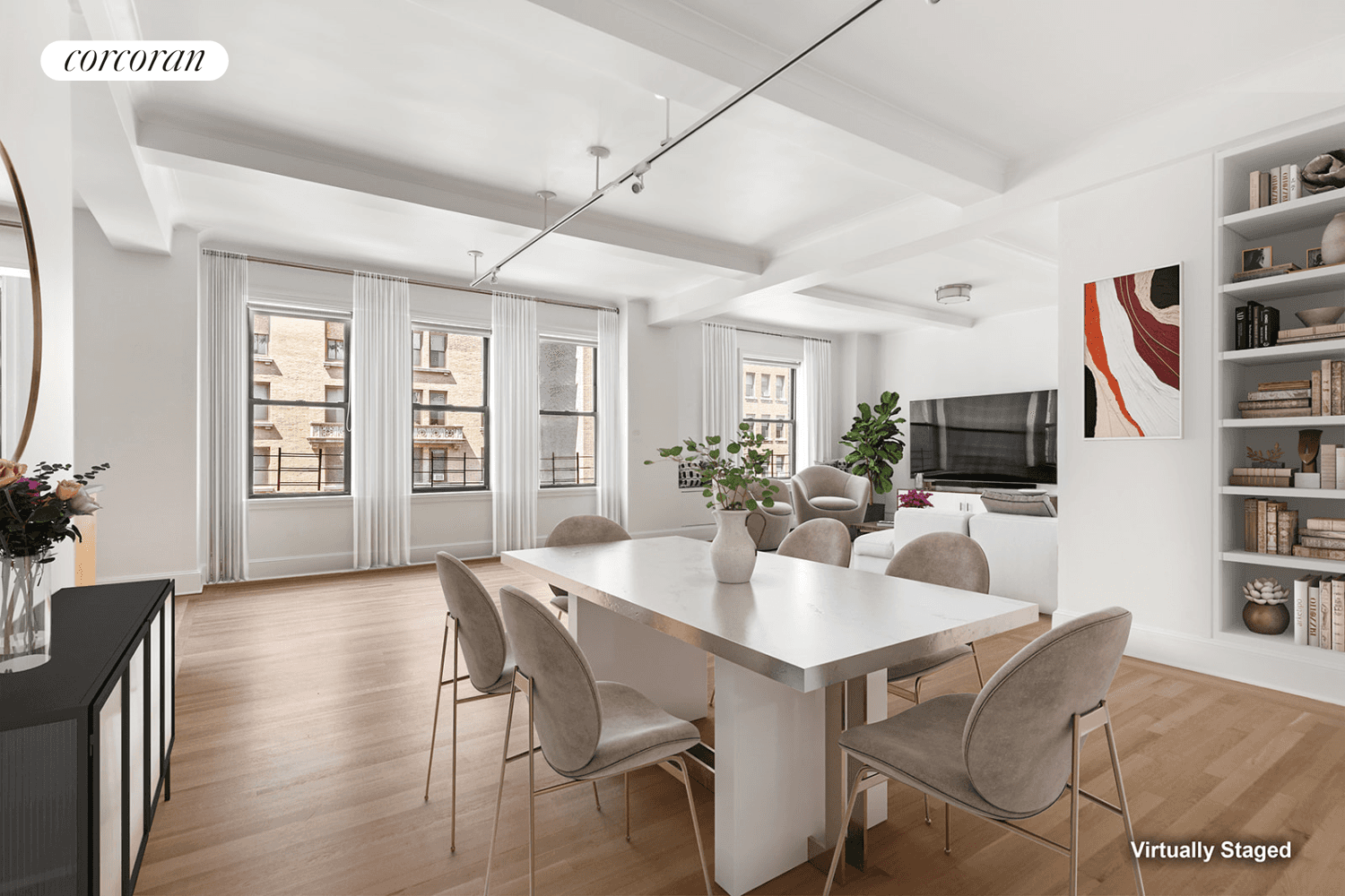 MAJOR PRICE ADJUSTMENT ! Enjoy loft living in an esteemed prewar building.