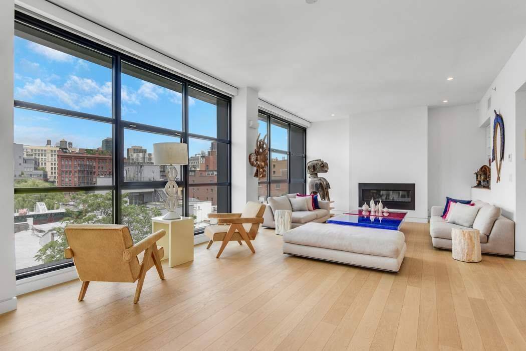 A true downtown oasis, this private terrace Triplex Penthouse redefines luxury living at the very top of a discreet boutique building.