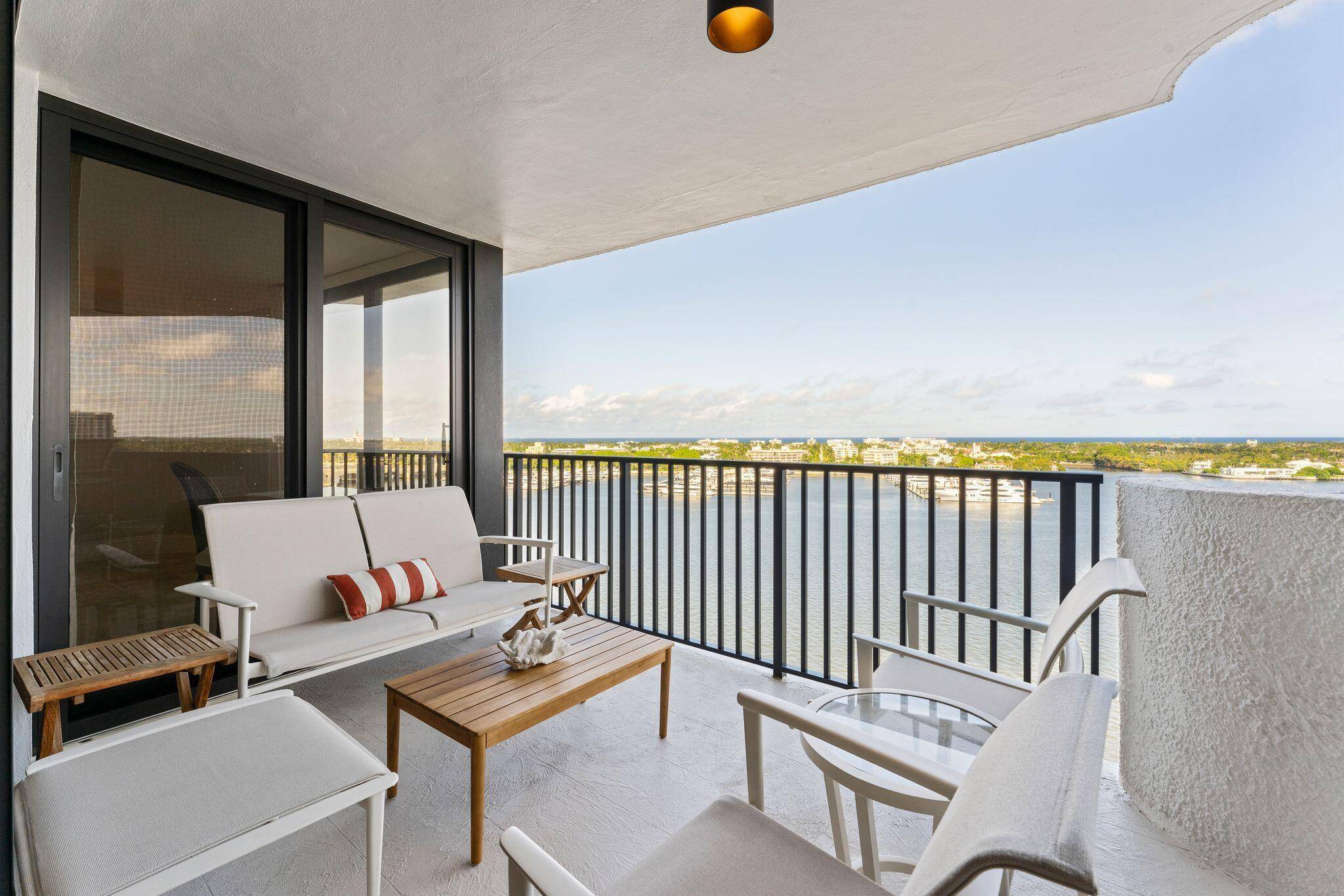 Perfectly placed ocean views from this 14th floor ''02'' unit.