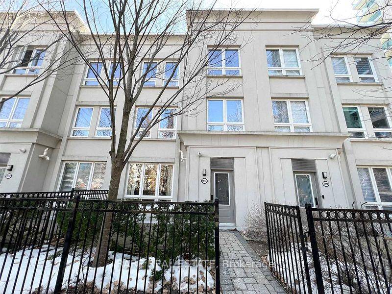 Prime Yonge Sheppard Area High End Townhouse Facing Courtyard, 3 Bedroom, 3 Bathroom With Locker and Direct Access Underground Parking.