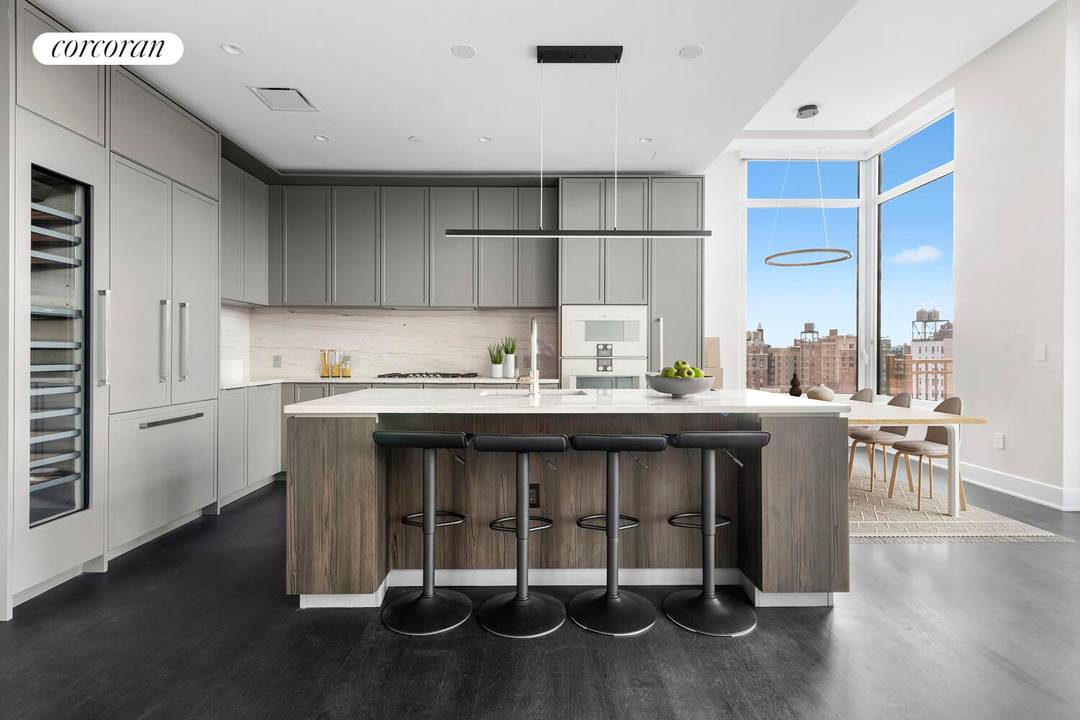 Penthouse B at The Rockwell offers a rare opportunity to own an exceptional penthouse residence designed for elevated indoor outdoor living high above the Upper West Side.