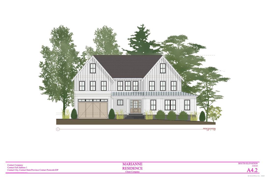 Nearly Complete A Modern Colonial Haven in Darien.