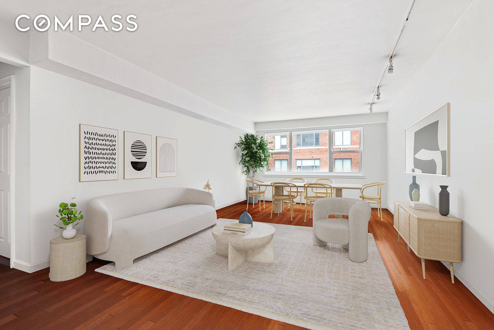 Welcome to 15H, a spacious 1 bd corner unit in PRIME West Village.