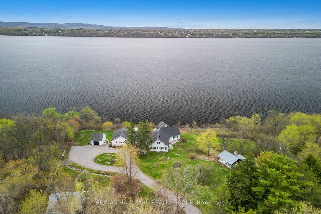 Set on over 5. 5 acres with more than 600 feet of exceptional Ottawa River frontage, 350 Berry Side Road offers a rare opportunity to own a private waterfront retreat ...
