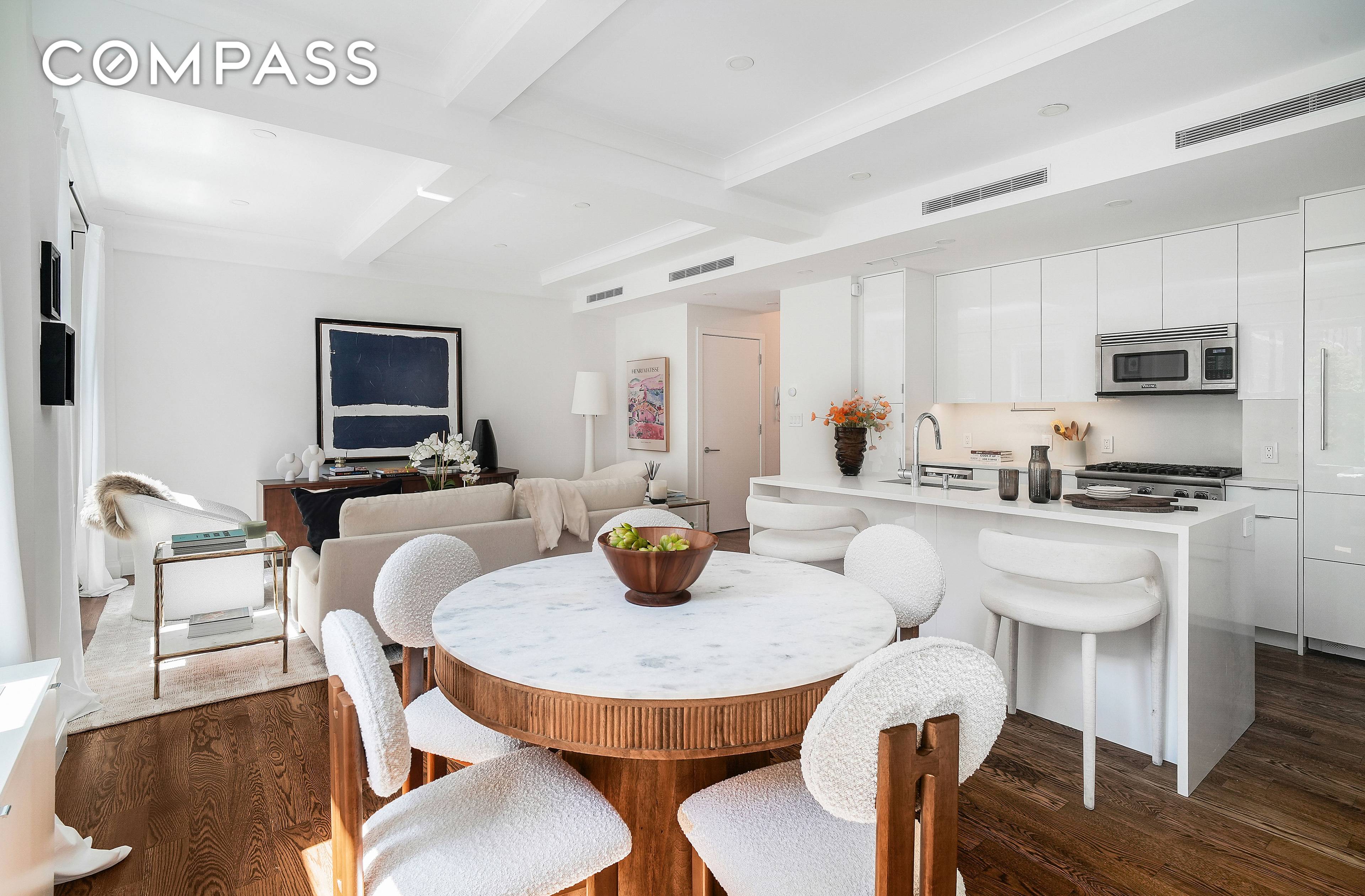 The Merrion Condominium This beautiful and spacious home has been completely gut renovated and features three bedrooms and two and a half bathrooms.