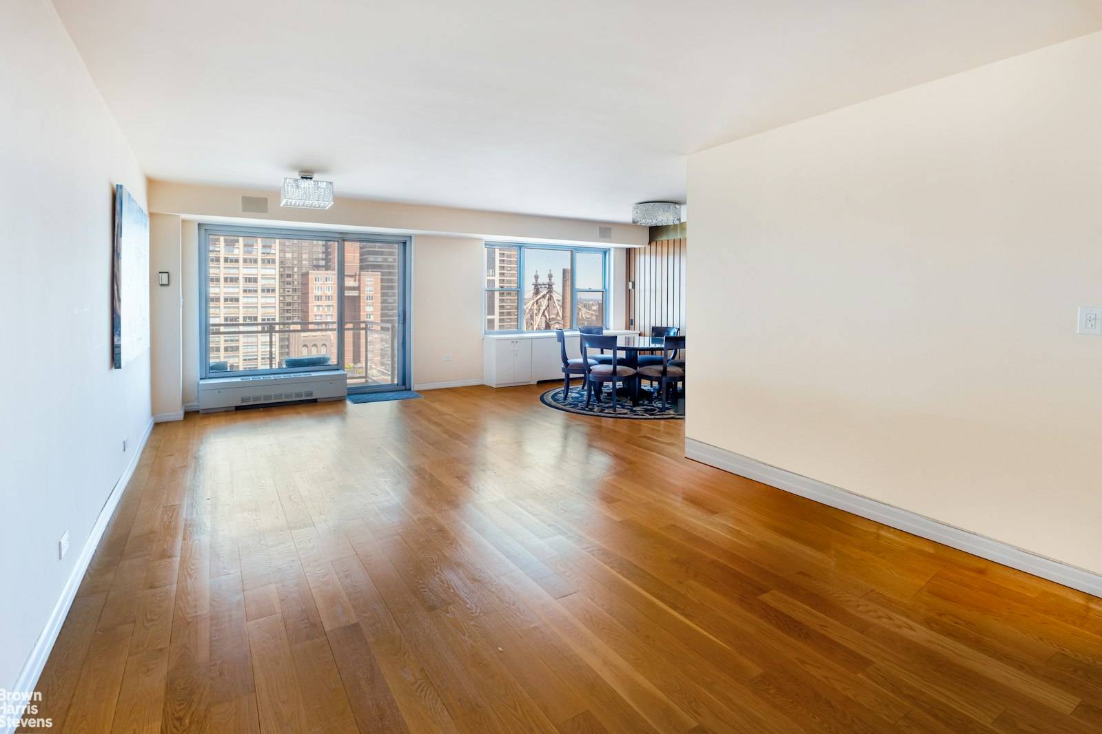 This luxurious Sutton Place Neighborhood is now offering a sprawling high floor, two bedrooms, two bath home.
