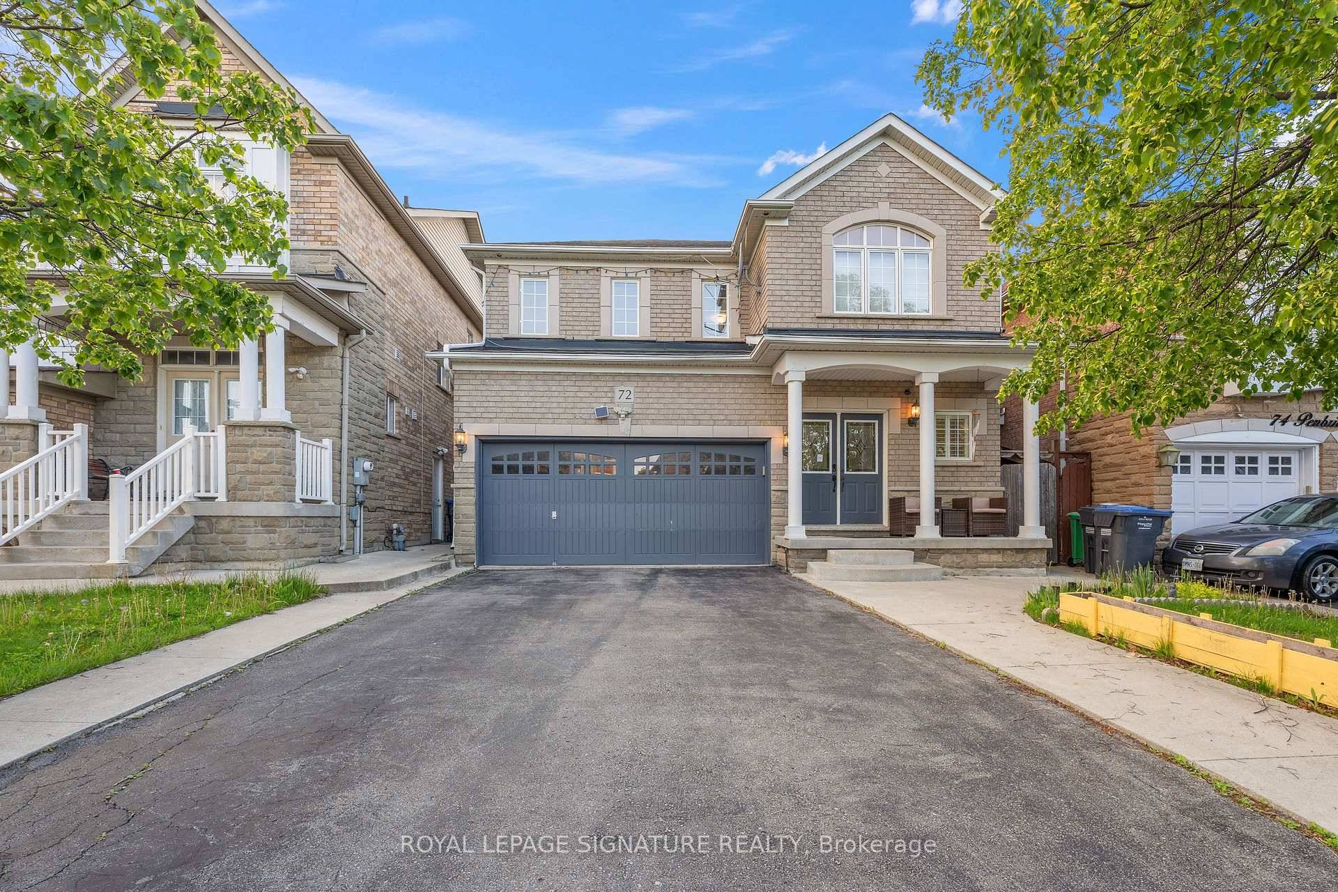 Welcome to 72 Penbdrige Circle, Family Friendly Neighborhood Nestled in a closed, enclaved community separated from the Hustle amp ; Bustle of Brampton, and located in the Most sought after ...