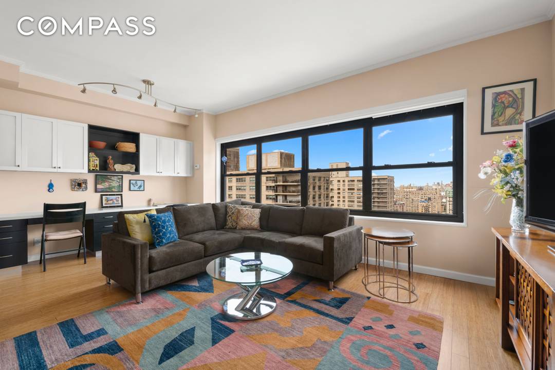 Co op Top floor unit 9. 5ft ceiling height Bamboo flooring Maintenance includes gas and electric Convertible two bedroom layout possible Perched on the highest floor at 140 West End ...