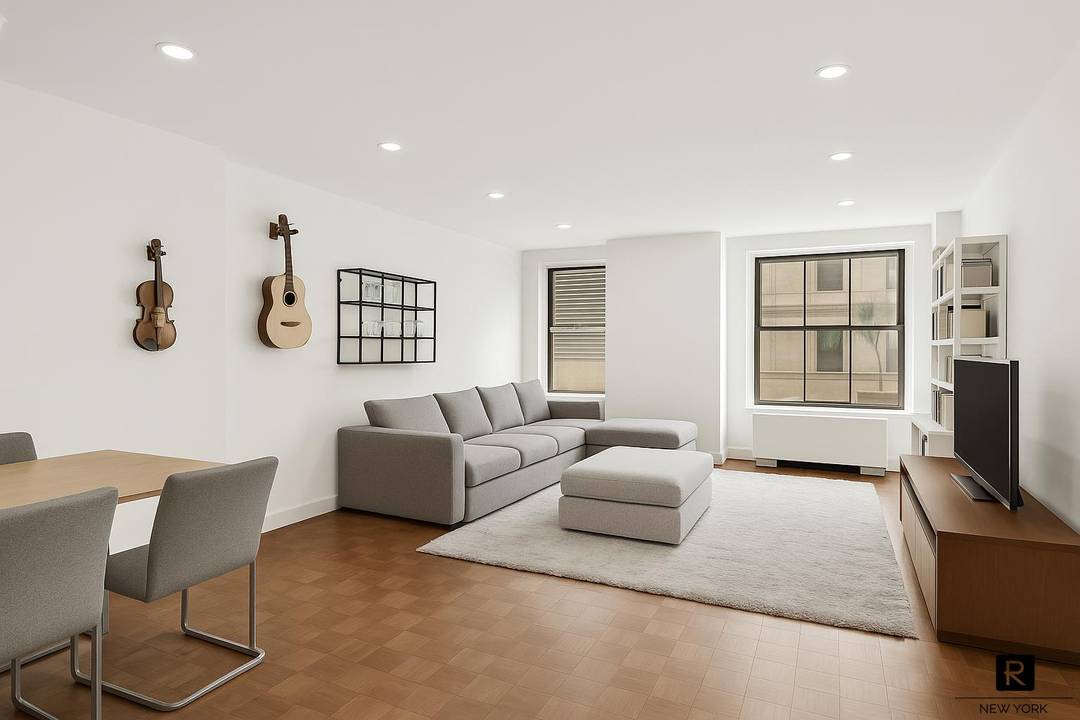 Spacious and sun filled, this oversized one bedroom condo features a flexible layout with an additional windowed den perfect for a home office, nursery, or small second bedroom.