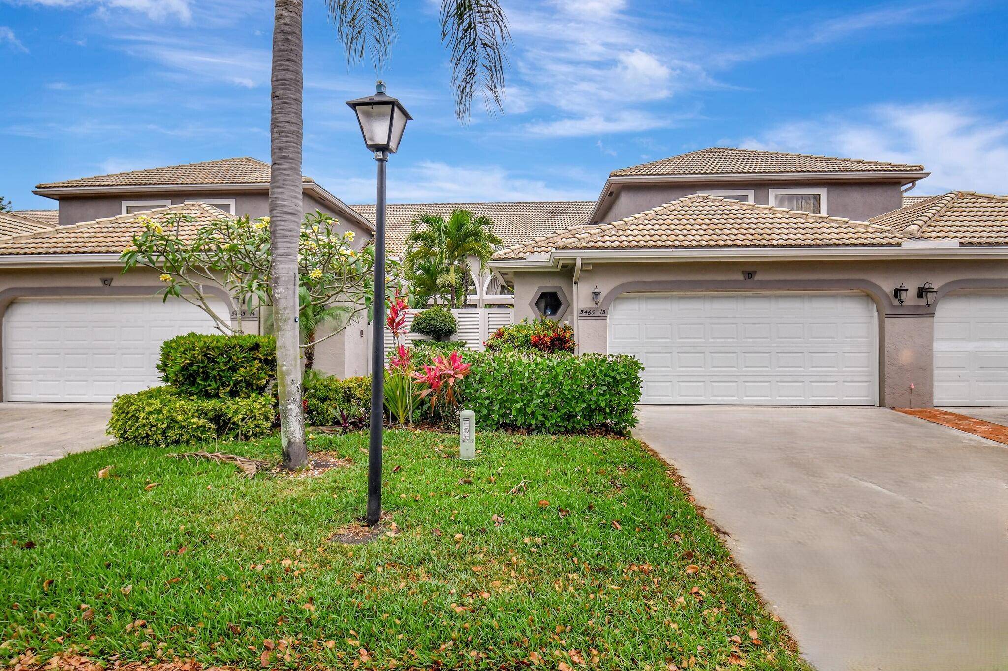 Welcome to this beautifully maintained two story townhome nestled within the private, gated community of Monterey Lake in Delray Beach.