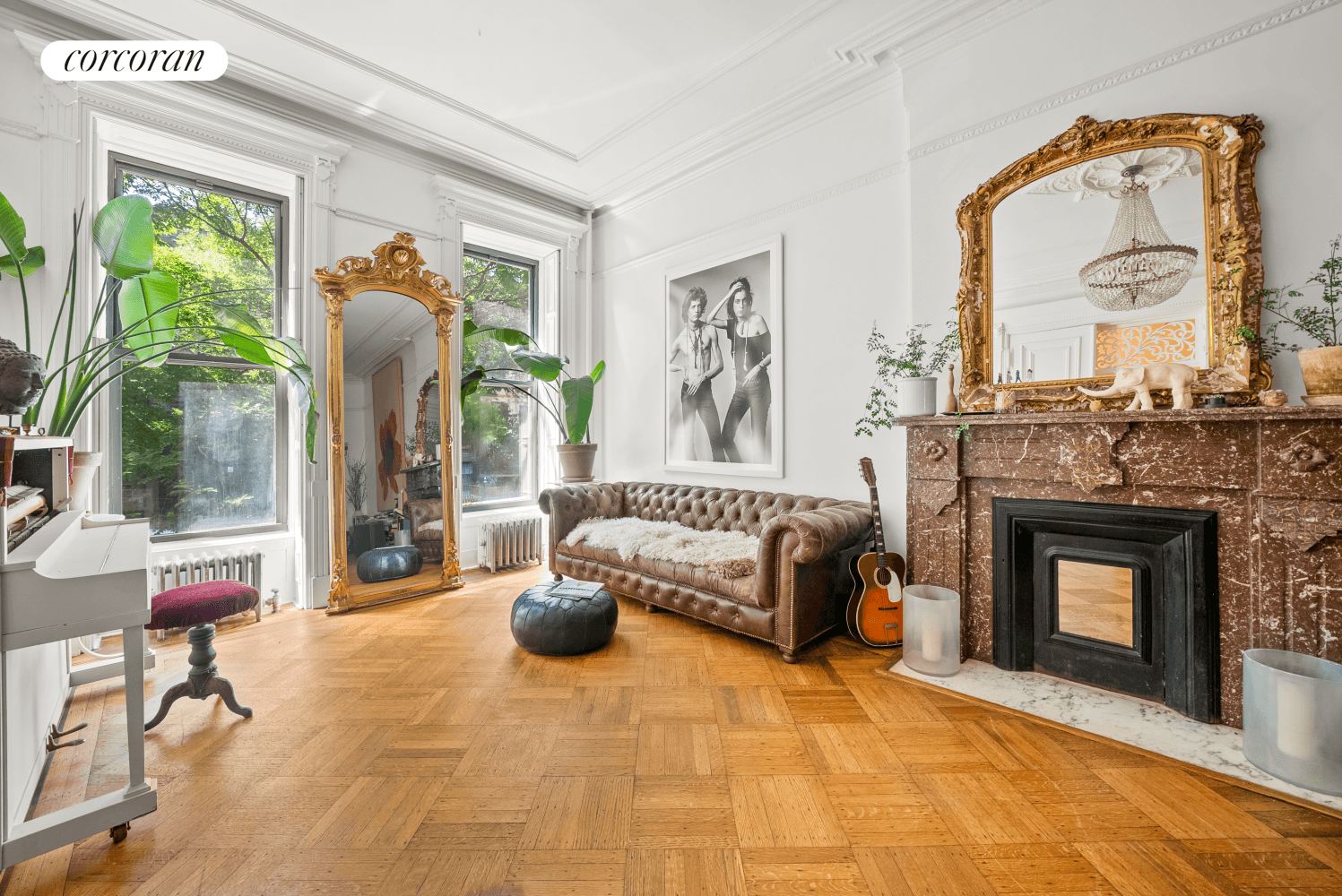 Rare 5 bedroom upper triplex Brownstone.