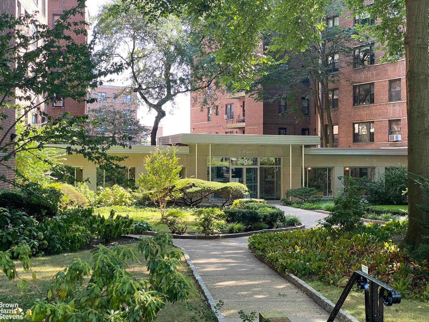 A Bright south facing large 2 bedroom 2 baths facing the courtyard awaits for your touch.