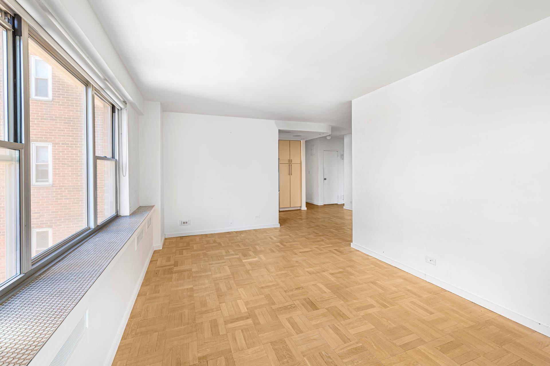 Sun soaked apartment with western and northern views.