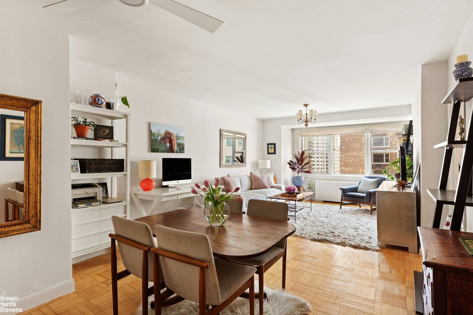 Light and airy, this inviting one bedroom captivates you with its sprawling 25 foot living space, oversized windows, and abundance of southern light.