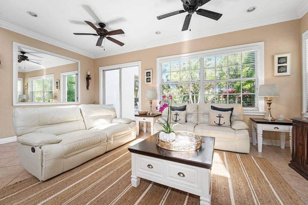 Beautifully updated and fully furnished family pool home in the club community of Evergrene.