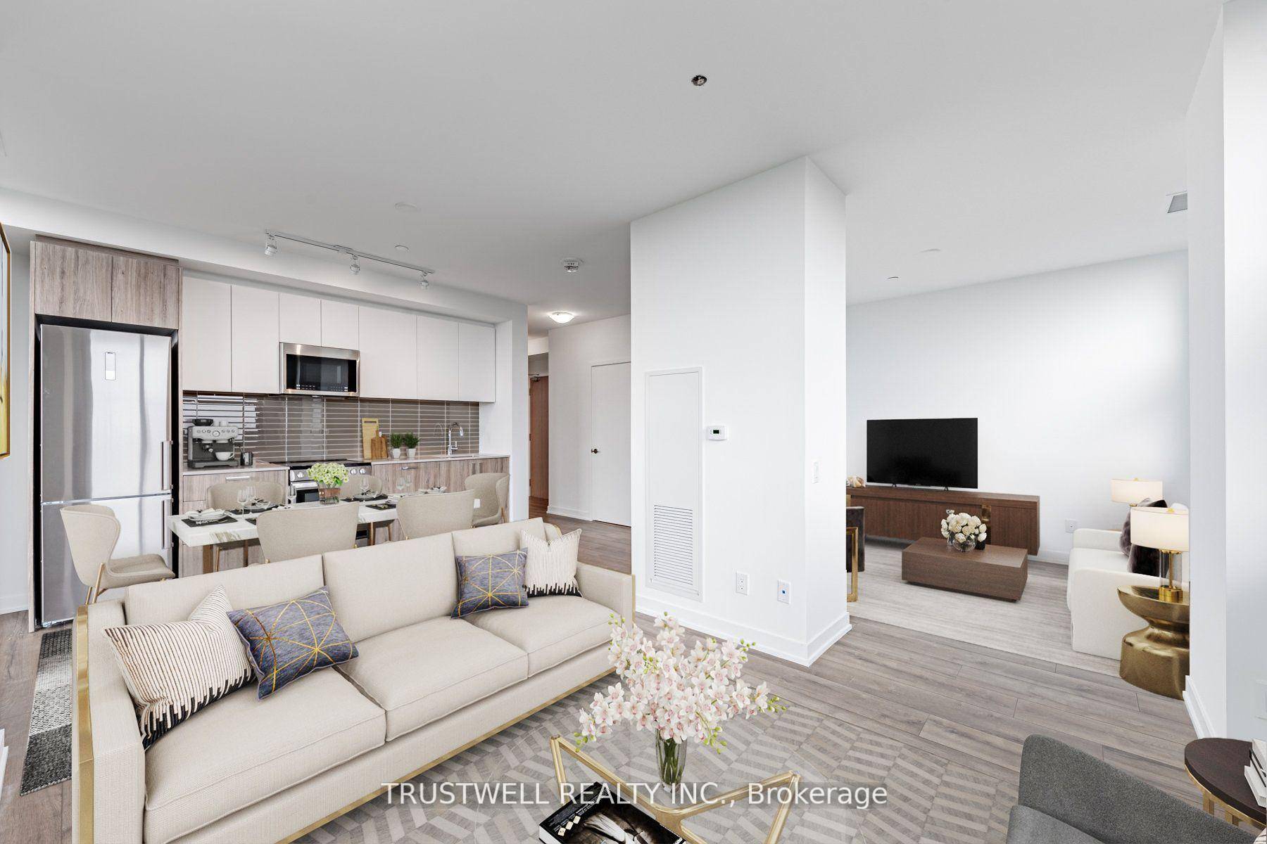 Prestigious Large Penthouse Corner Unit with high ceiling.