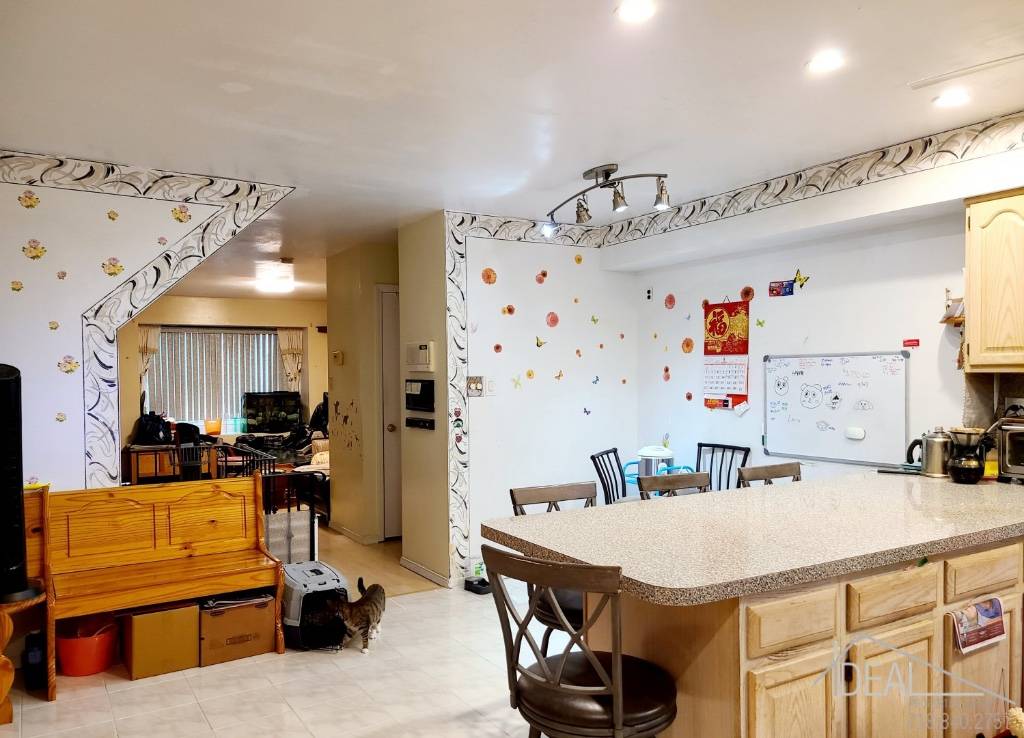 Great 3 bedroom 1. 5 Bath townhouse on a great block that has lots to offer.