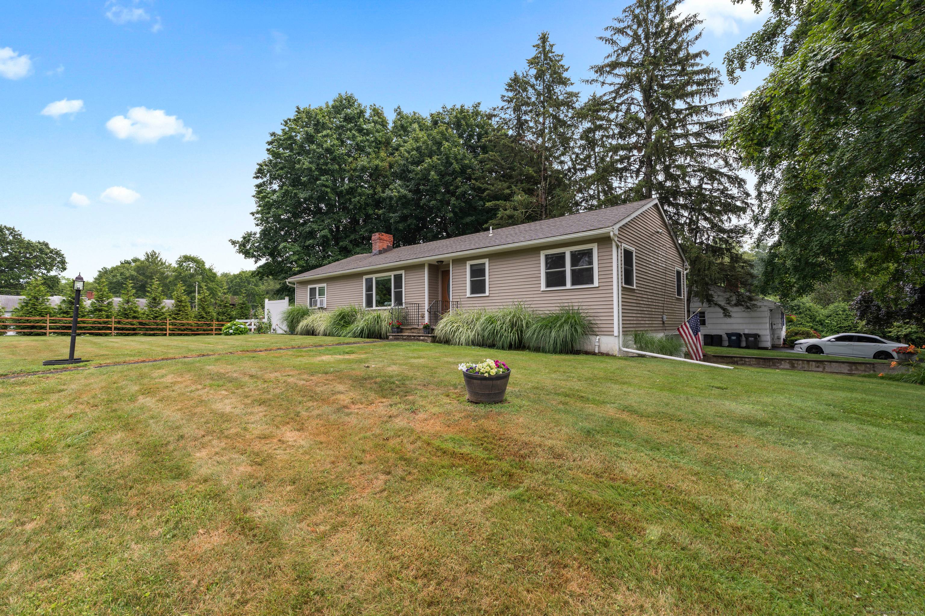 Welcome to this beautifully maintained 2 bedroom, 1 bath ranch nestled on a level corner lot in the heart of Bethel.