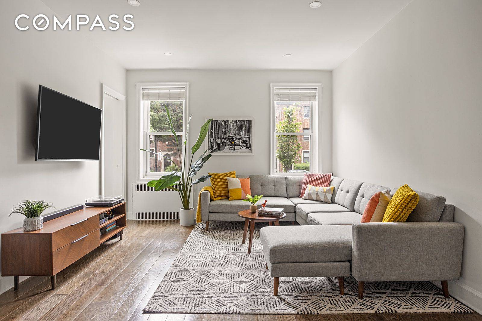 Move right in ! This spacious two bedroom, one bath apartment is in the esteemed pre war co op, The Windsor.