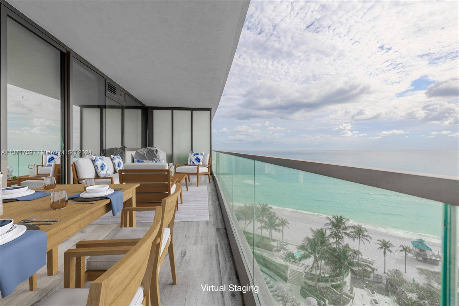 Beautiful 2BR 2. 5BA unit at Armani Casa Residences offers oceanfront and intracoastal views.