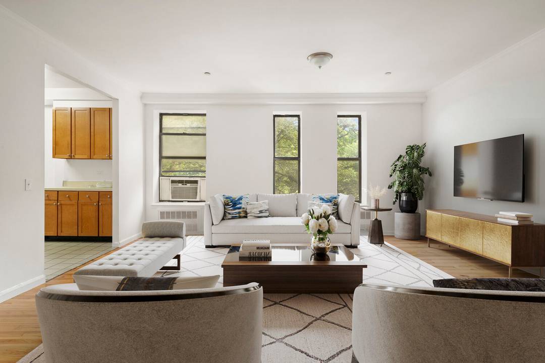 Welcome to Unit 2A at 313 West 143rd Street a bright, corner three bedroom, two bathroom condominium offering over 1, 600 square feet of comfortable living space in the heart ...