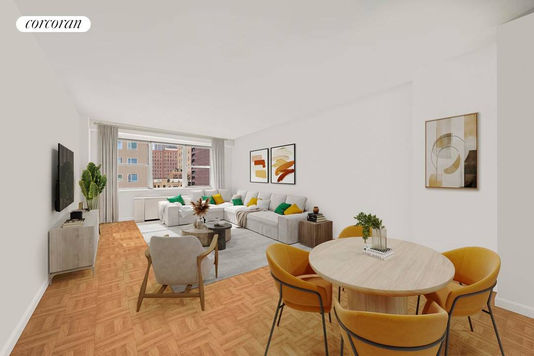 Welcome to this Oversized One Bedroom in the heart of Murray Hill bathed in natural light from large South facing windows.