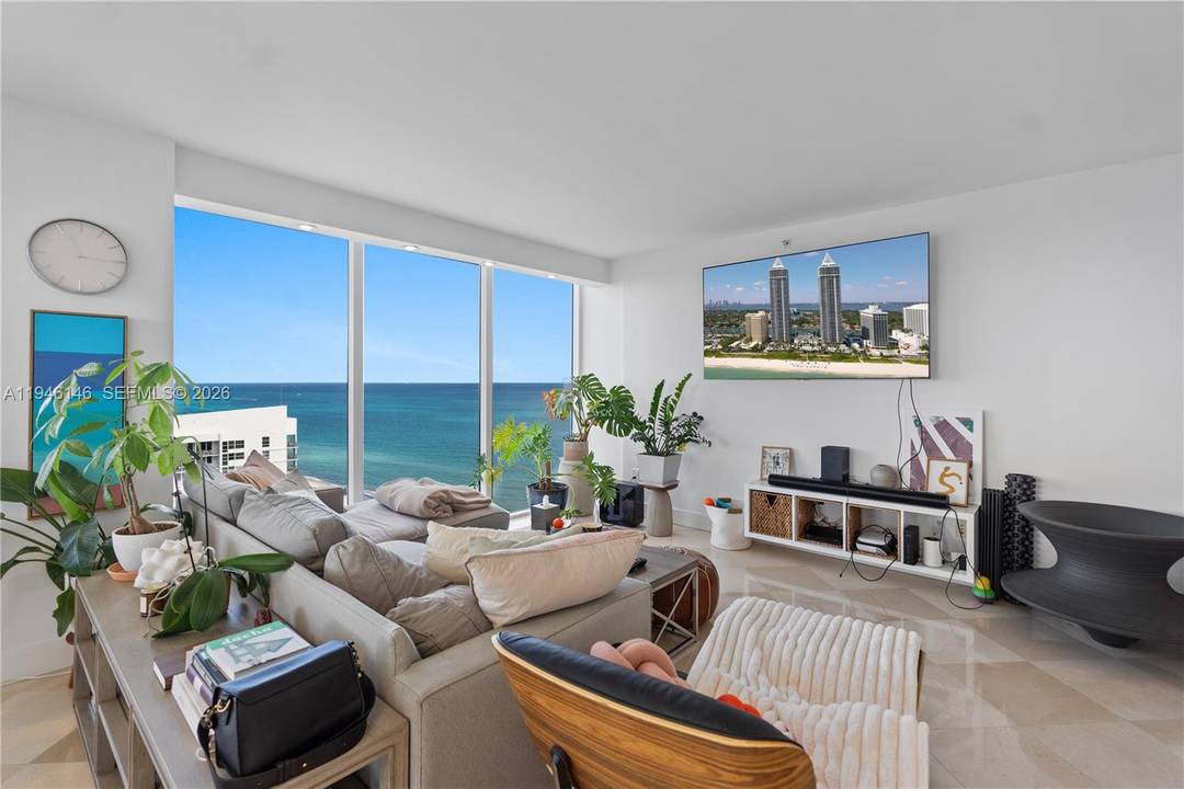 Enjoy spectacular views of the ocean, bay and city from this 2BD 2BA remodeled corner unit at the Blue Diamond.