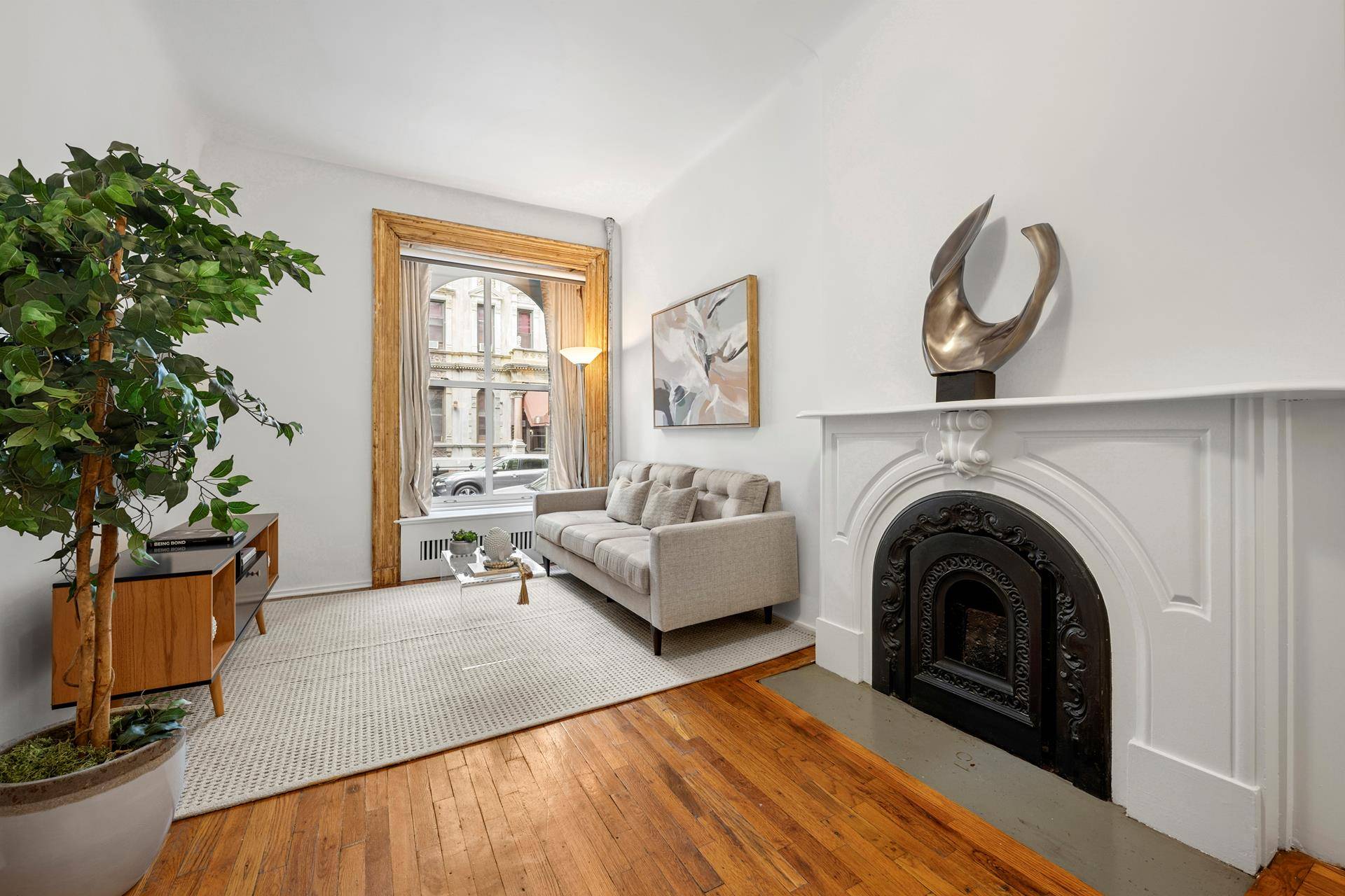 Tucked within the storied streets of Gramercy Park, where history lingers on every brownstone stoop and twilight settles gently over garden lined blocks, this captivating two bedroom, two bathroom duplex ...
