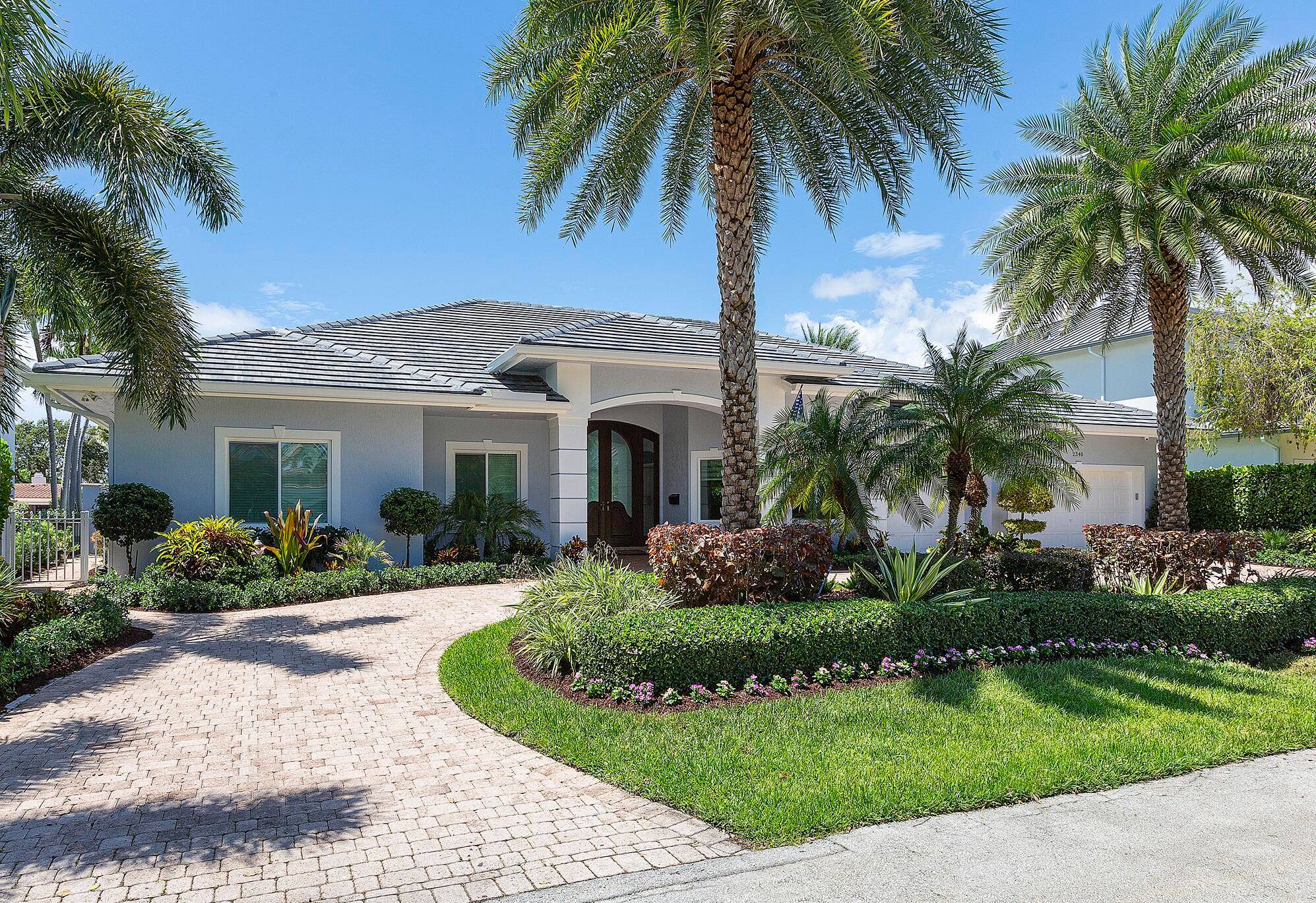 One story, four bedrooms, three bathrooms, three car garage, completely renovated and move in ready, south of Sample Road, southern facing backyard, with a 100 foot wide deep water dock ...