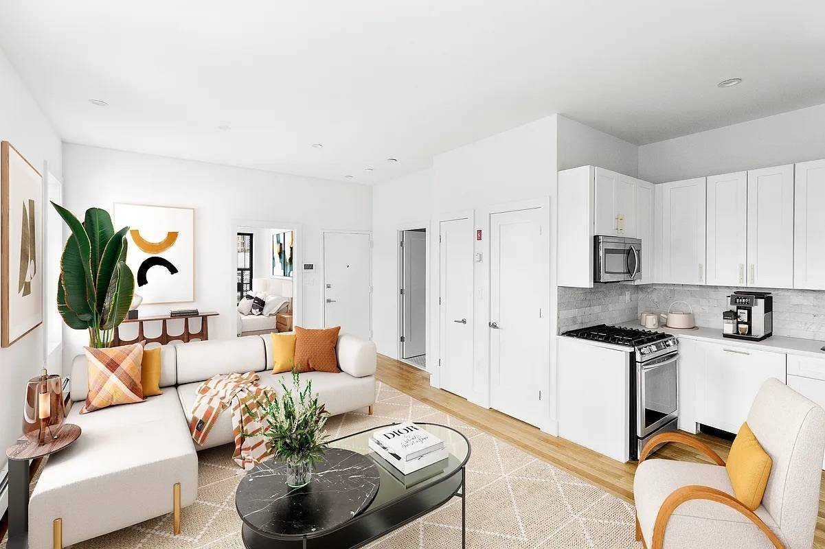 Welcome to 3, a bright and spacious corner 3 bedroom apartment with open chef's kitchen in prime North Park Slope.