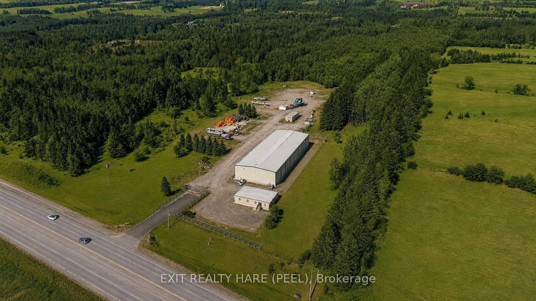 This 15 Acre property features an 80' x 200' clear span industrial building 16, 000 sq ft with 30' ceiling height.
