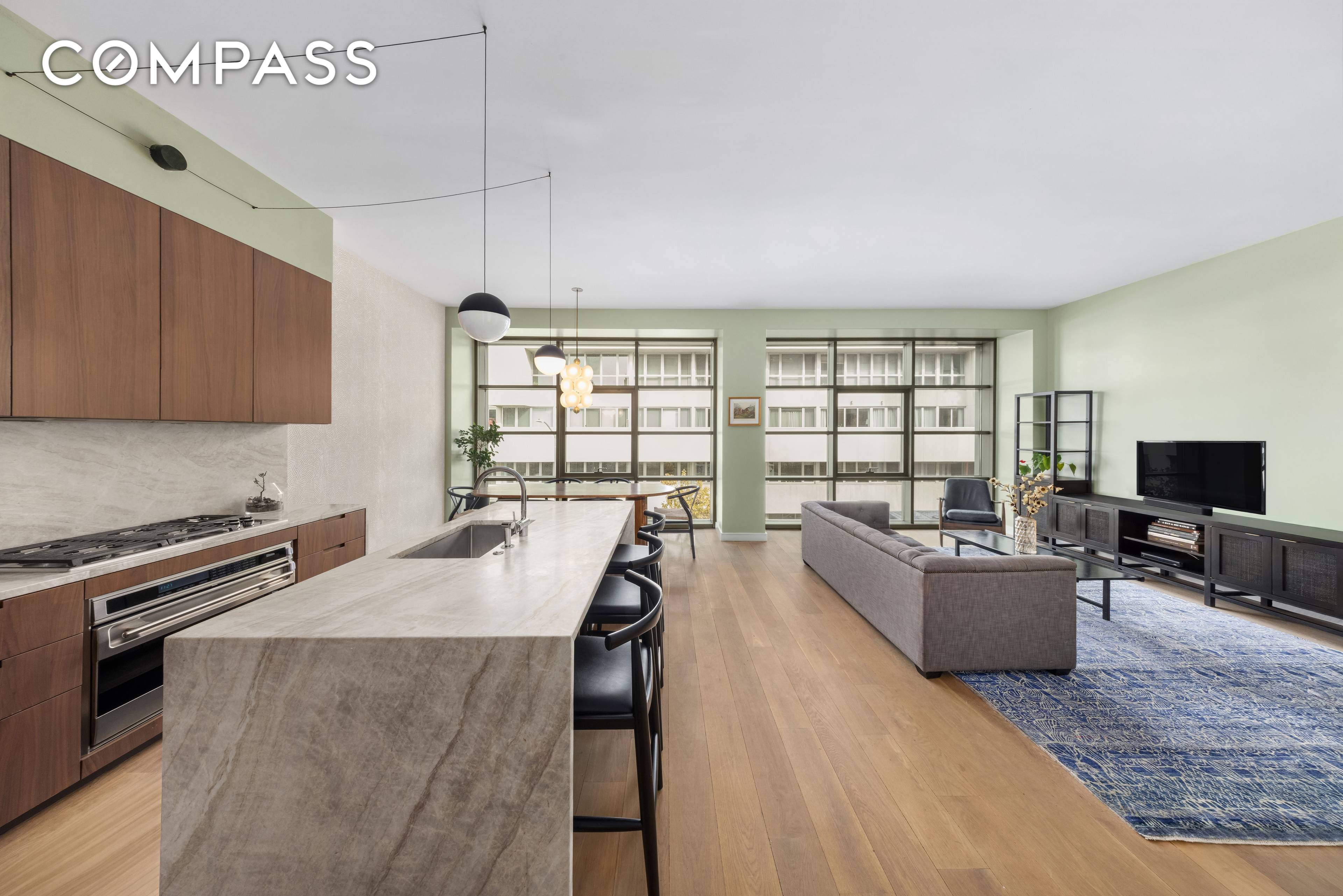 Turnkey modern living awaits in this sun drenched two bedroom, two bathroom residence featuring top of the line finishes, generous storage and a prime Williamsburg location in a boutique designer ...