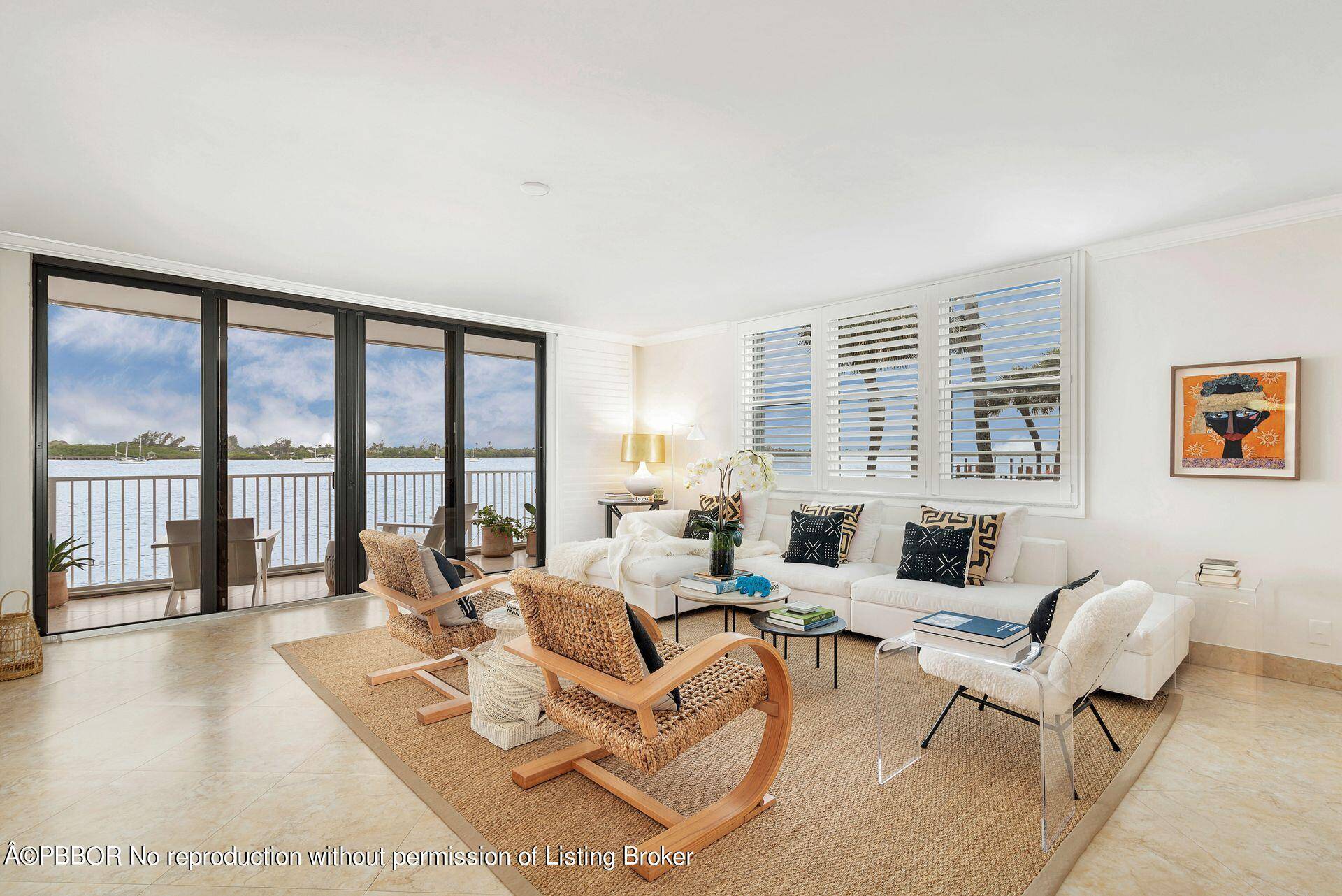 Rare, Direct Intracoastal Corner Residence in Palm Beach.