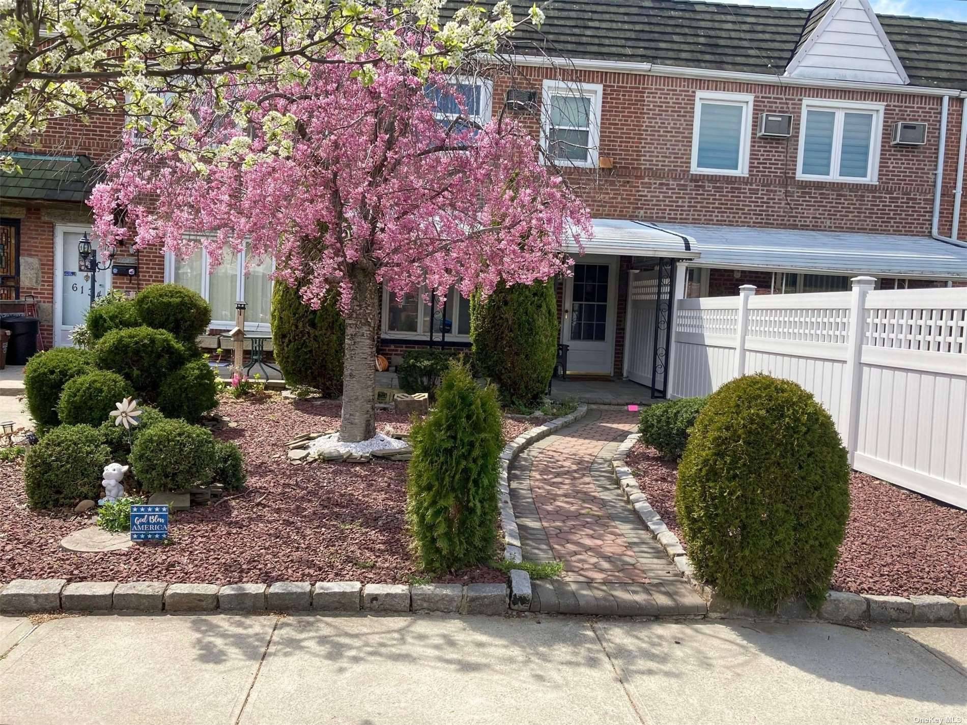 Brick attached townhouse in the most desirable area of Middle Village.