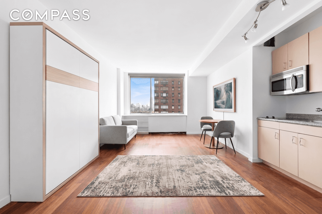 Discover an exceptional opportunity to own this rare Central Park facing studio residence in the renowned Park Millennium Condominium, ideally located near Lincoln Center and Central Park.