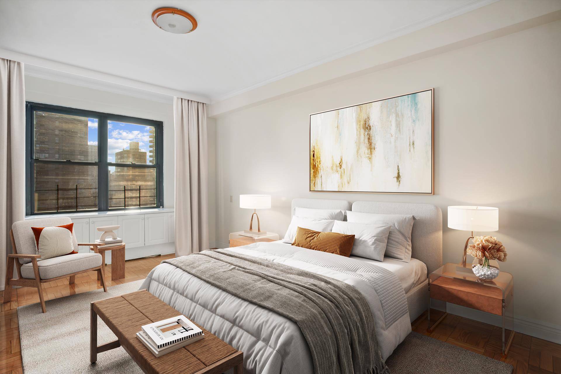 Welcome to apartment 8KS, a coveted corner unit in one of Tudor City's most sought after co ops.