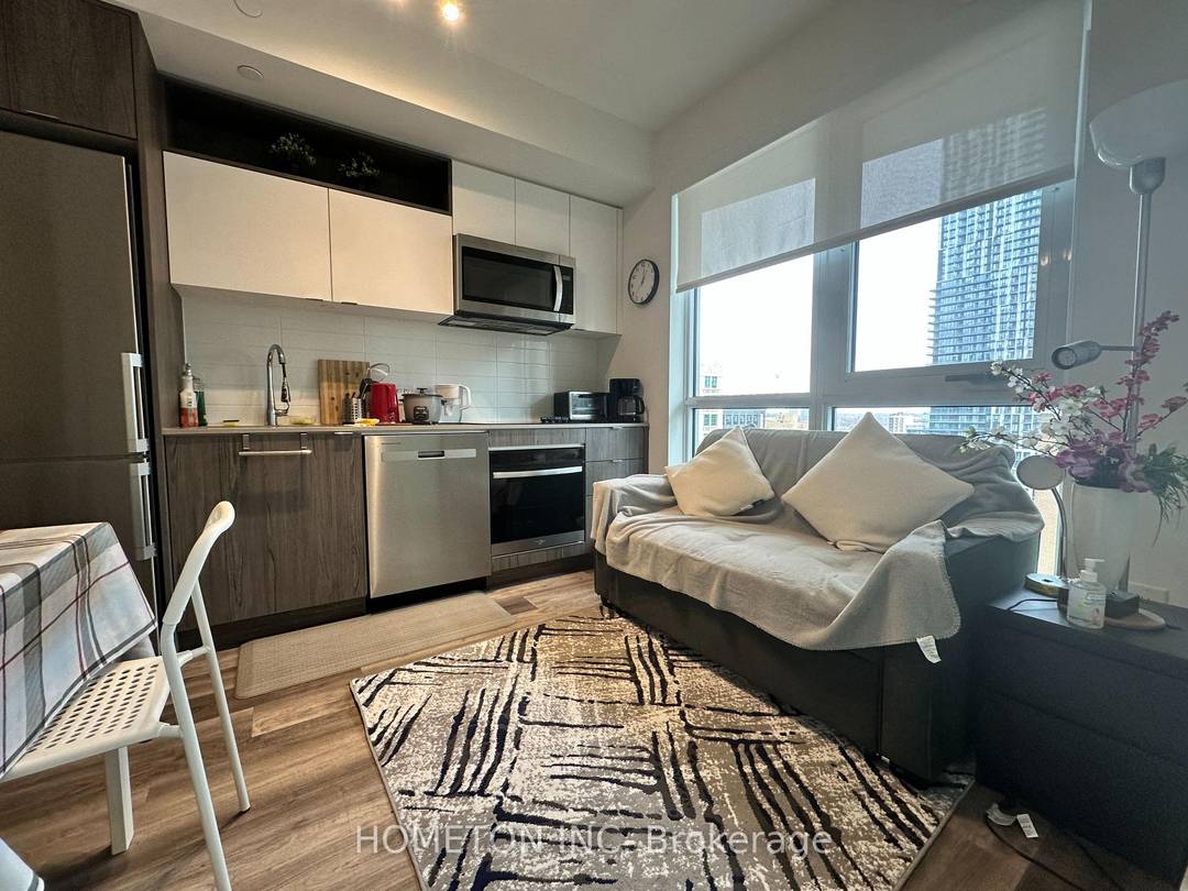 Experience downtown living at its best in this modern 1 bedroom furnished condo that comes complete with parking with 250 extra parking fee monthly, a rare find in the heart ...