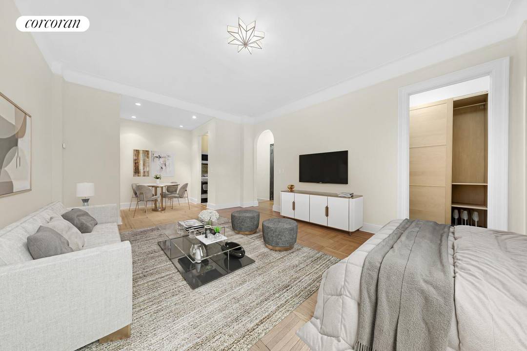 Located in 590 West End Avenue Apartment 11G is a spacious studio in excellent condition.