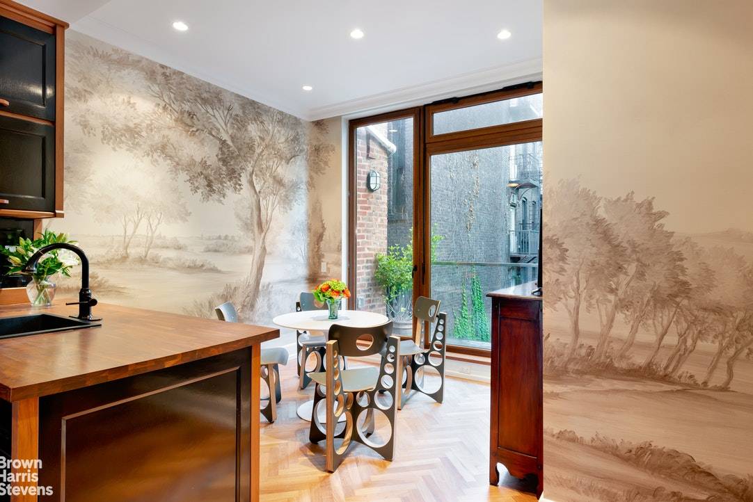 Romance and glamour abound in this absolutely stunning and mint turn key triplex penthouse on one of the most charming Nolita blocks of Lower Manhattan.